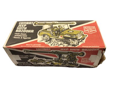 Lot 118 - Cherilea Big 12 Series Combat Jeep with Bazooka, boxed No.2647 (1)