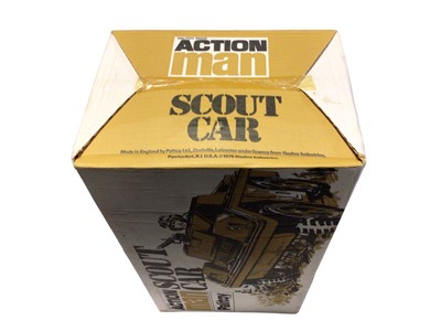 Lot 111 - Palitoy Action Man Scout Car complete with Browning machine gun, boxed No.34719 (1)