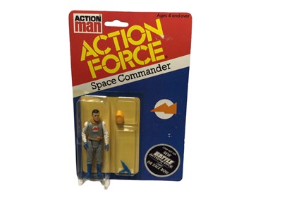 Lot 81 - Palitoy Action Man Action Force Space Commander, on card with blister pack (1)
