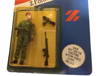 Lot 83 - Palitoy Action Man Action Force Z Force Captain, on card with blister pack (1)