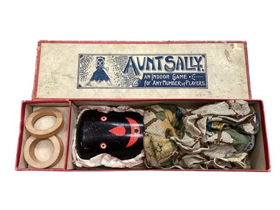 Lot 1929 - Vintage 'Aunt Sally' game in original box, The Game of Schimmell or Bell & Hammer, together with Spear's and Jaques word games