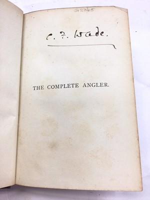 Lot 385 - One book- The Complete Angler “The Chandos Classics” 1888