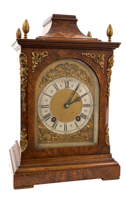 Lot 753 - Late 19th century German Lenzkirch Ting - Tang bracket clock