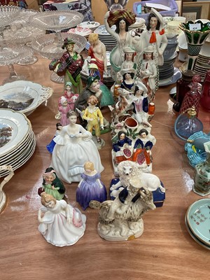 Lot 426 - Collection of Royal Doulton, Worcester, Staffordshire and other figures