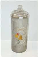 Lot 3800 - Vintage glass Kia-Ora shop drinks dispenser