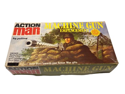 Lot 116 - Palitoy Action Man Machine Gun Emplacement (ammo boxes missing), boxed (crumpled & stars removed) (1)