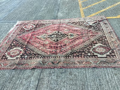 Lot 1370 - Large Persian rug, approximately 200cm x 277cm