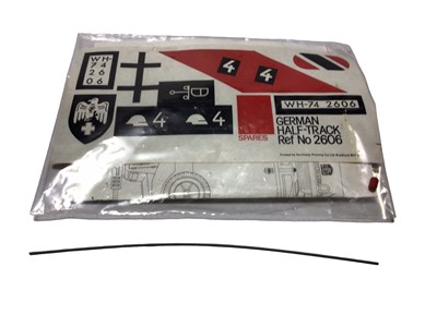 Lot 117 - Cherilea German Half-track, with twin machine guns & accessories, boxed (taped ends) (1)