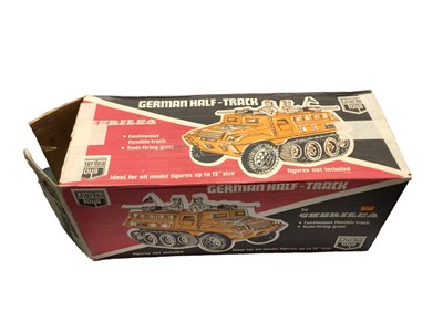 Lot 117 - Cherilea German Half-track, with twin machine guns & accessories, boxed (taped ends) (1)