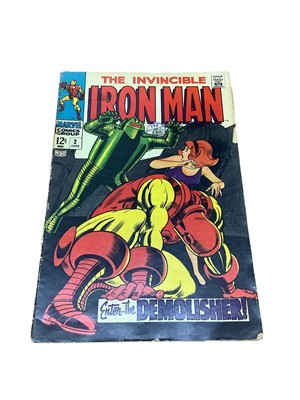Lot 6 - Marvel Comics The Invincible Iron Man #2 (1968) (American Price Variant) First appearance of Janice Cord girlfriend of Tony Stark