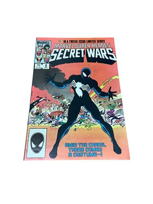 Lot 4 - Marvel Comics Marvel Super Heroes Secret Wars #8 (1984) (American Price Variant) Part eight of the twelve issue limited series - The origin of Spider-Man's black costume (the alien symbiote that be...