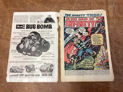 Lot 43 - Marvel Comics The Mighty Thor, 1970's (English and American price variants). To include #191 - 1st apperance of Durok the Demolisher, #193 - Classic Thor and Silver Surfer battle and #200 - Ragnaro...