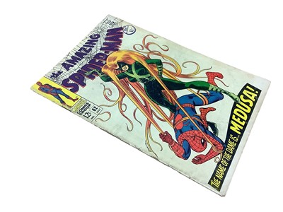 Lot 30 - Marvel Comics The Amazing Spider-Man, 1960's (English and American price variants). To include #44 - second apperance of Curt Connors as the Lizard, #62 - Medusa cover, #67 - first apperance of Ran...