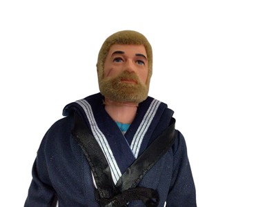 Lot 5 - Palitoy Action Man Sailor with flock hair & beard and gripping hands, boxed No.34054 (1)