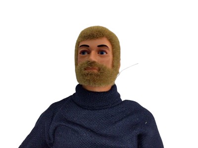 Lot 6 - Palitoy Action Man Adventurer with flock hair & beard and eagle eyes, plus gripping hands, boxed No.34072 (1)