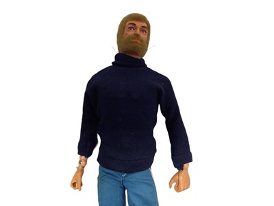 Lot 6 - Palitoy Action Man Adventurer with flock hair & beard and eagle eyes, plus gripping hands, boxed No.34072 (1)