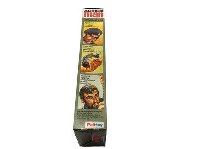 Lot 6 - Palitoy Action Man Adventurer with flock hair & beard and eagle eyes, plus gripping hands, boxed No.34072 (1)