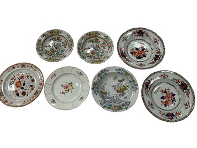 Lot 157 - Pair of Wedgwood Stone China deep plates, and other plates