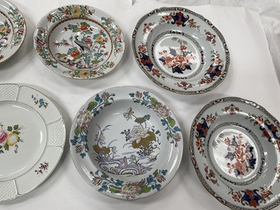 Lot 90 - Pair of Wedgwood Stone China deep plates, and other plates
