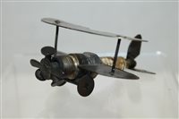 Lot 3815 - First World War-style biplane made from a...