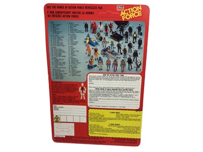 Lot 93 - Palitoy Action Man Action Force Z Force Medic, on unpunched card with blister pack (1)