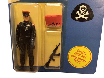 Lot 95 - Palitoy Action Man Action Force Black Major, on unpunched card with blister pack (1)