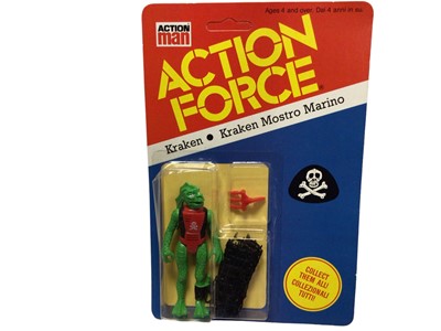 Lot 97 - Palitoy Action Man Action Force Kraken, on unpunched card with blister pack (1)