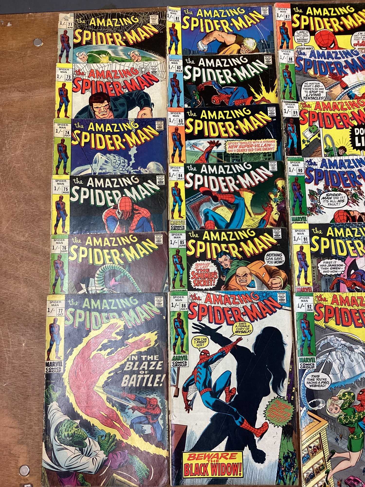 Lot 44 - Marvel Comics The Amazing Spider-Man, mostly