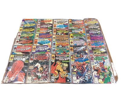 Lot 56 - Marvel Comics The Amazing Spider-Man, mostly 1990's and some 80's (American price variants). To include #365 - 30th anniversary hologram cover, #375 - Gold holofoil cover and many others. Approxima...