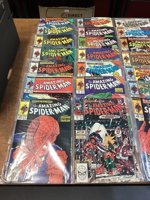 Lot 56 - Marvel Comics The Amazing Spider-Man, mostly 1990's and some 80's (American price variants). To include #365 - 30th anniversary hologram cover, #375 - Gold holofoil cover and many others. Approxima...