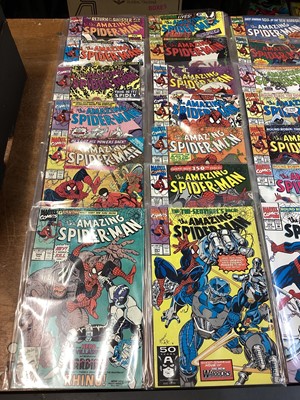 Lot 56 - Marvel Comics The Amazing Spider-Man, mostly 1990's and some 80's (American price variants). To include #365 - 30th anniversary hologram cover, #375 - Gold holofoil cover and many others. Approxima...