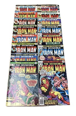 Lot 41 - Marvel Comics The Invincible Iron Man, 1970's (English price variants). To include #48, 49, #50, #58, #59 and others. Approximately 15 comics.