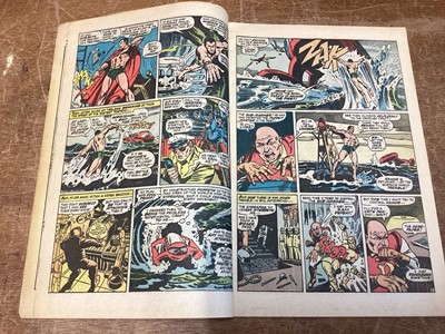 Lot 67 - Marvel Comics Prince Namor, the Sub-Mariner 1970's and some 60's (English and American price variants). To include #20 - first battle of Dr Doom and Namor, #27 - first apperance of Commander Kraken...