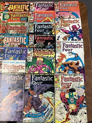 Lot 48 - Marvel Comics Fantastic Four 1970's (English price variants). To include #94 - first apperance of Agatha Harkness, first apperance of Ebony, first mention of the name Franklin Richards, #100 - mile...