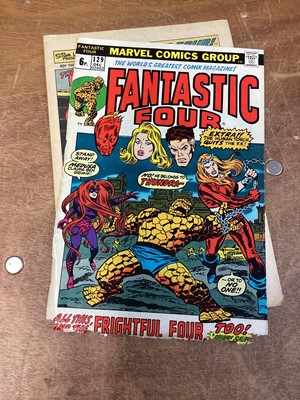 Lot 48 - Marvel Comics Fantastic Four 1970's (English price variants). To include #94 - first apperance of Agatha Harkness, first apperance of Ebony, first mention of the name Franklin Richards, #100 - mile...