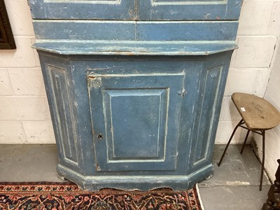 Lot 1501 - Swedish cupboard c1760-1780