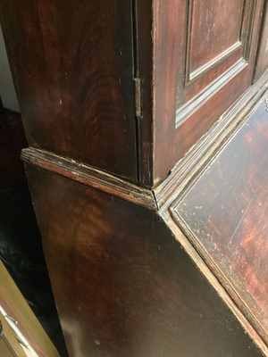 Lot 1335 - Mid 18th century bureau bookcase
