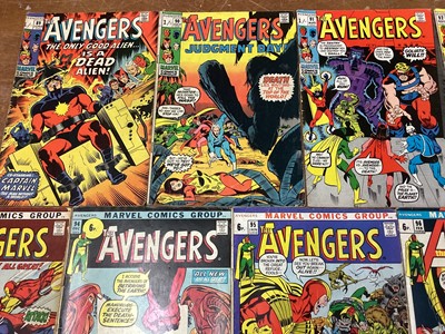 Lot 34 - Marvel Comics The Avengers #89-97 (1971/72) (UK Price Variant) Part 1-9 Kree-Skrull War storyline
