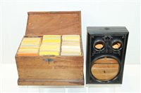 Lot 3699 - Victorian ebonised stereoscoPictures viewer...