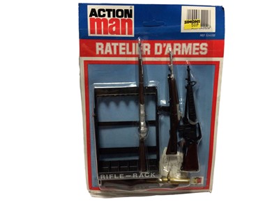 Lot 57 - Miro Mecanno Action Man Ratelier D'Armes No.534202 (x2) & Operation Speciale No.534201 (x2), (4 total)