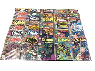 Lot 60 - Marvel Comics Conan the Barbarian, large group from 1980's and 90's (mostly American price variants). An incomplete run from issue #103 - #275. Approximately 190 comics with some duplicates.