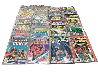 Lot 81 - Marvel Comics King Conan, complete run from issue #1 - #55. 1980 to 1989 (American price variants). Together with a small quantity of Kull the Conqueror comics and a mix of 1990's Conan comics. App...