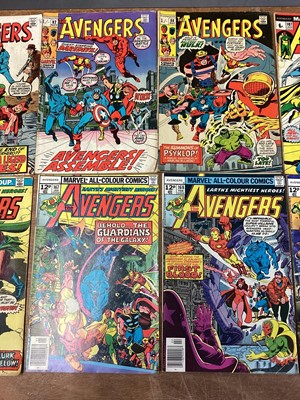 Lot 36 - Twelve Marvel Comics The Avengers #79 #81 #82 #88 #107 #108 #109 #115 #167 #168 #169 #170 (1970's) (UK Price Variant)
