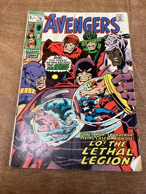 Lot 36 - Twelve Marvel Comics The Avengers #79 #81 #82 #88 #107 #108 #109 #115 #167 #168 #169 #170 (1970's) (UK Price Variant)