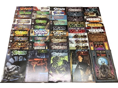 Lot 82 - Image Comics Spawn, 1990's incomplete run from issue #48 - #77. Also to include Curse of the Spawn #1 - #17, 1996 - 1998. Approximately 40 comics.
