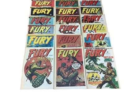 Lot 104 - Fury UK Comic Magazines Compete run #1-25 (1977) (No free gifts)