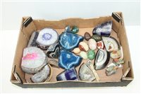 Lot 3708 - Collection of polished mineral specimens -...