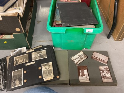 Lot 405 - One box containing various photograph albums including one containing African scenes circa. 1920.