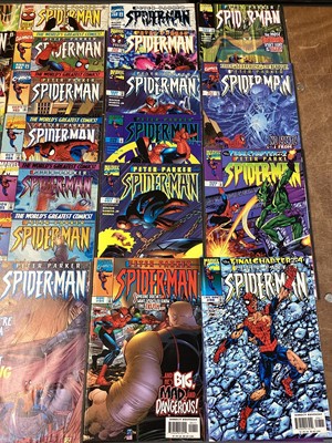 Lot 54 - Marvel Comics Spider-Man Incomplete run #1-98 (Missing #36-38 #89) (1990/98)