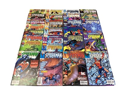 Lot 54 - Marvel Comics Spider-Man Incomplete run #1-98 (Missing #36-38 #89) (1990/98)